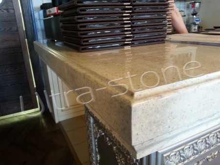 Столешница бар-стойки - камень Corian 