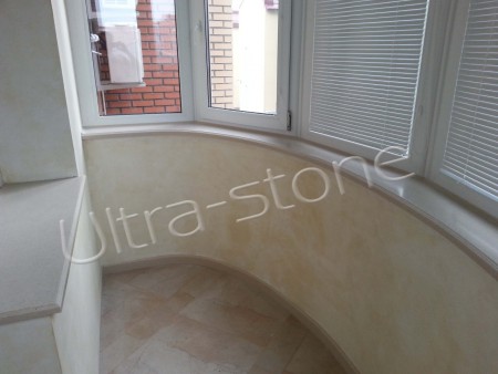 Подоконники и плинтус - камень TriStone (г.Томск)